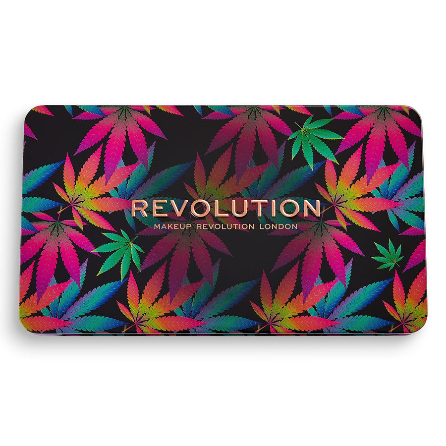 Forever Flawless Chilled with cannabis sativa Eyeshadow Palette - Makeup Revolution.