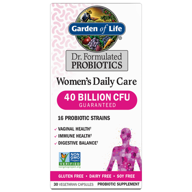 Dr. Formulated Probiotics Womens Daily Care 40 Billion CFU 30 Capsules