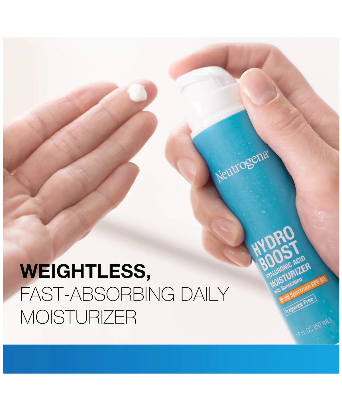 Hydro Boost Hyaluronic Acid Moisturizer SPF 50 50ml - Neutrogena.