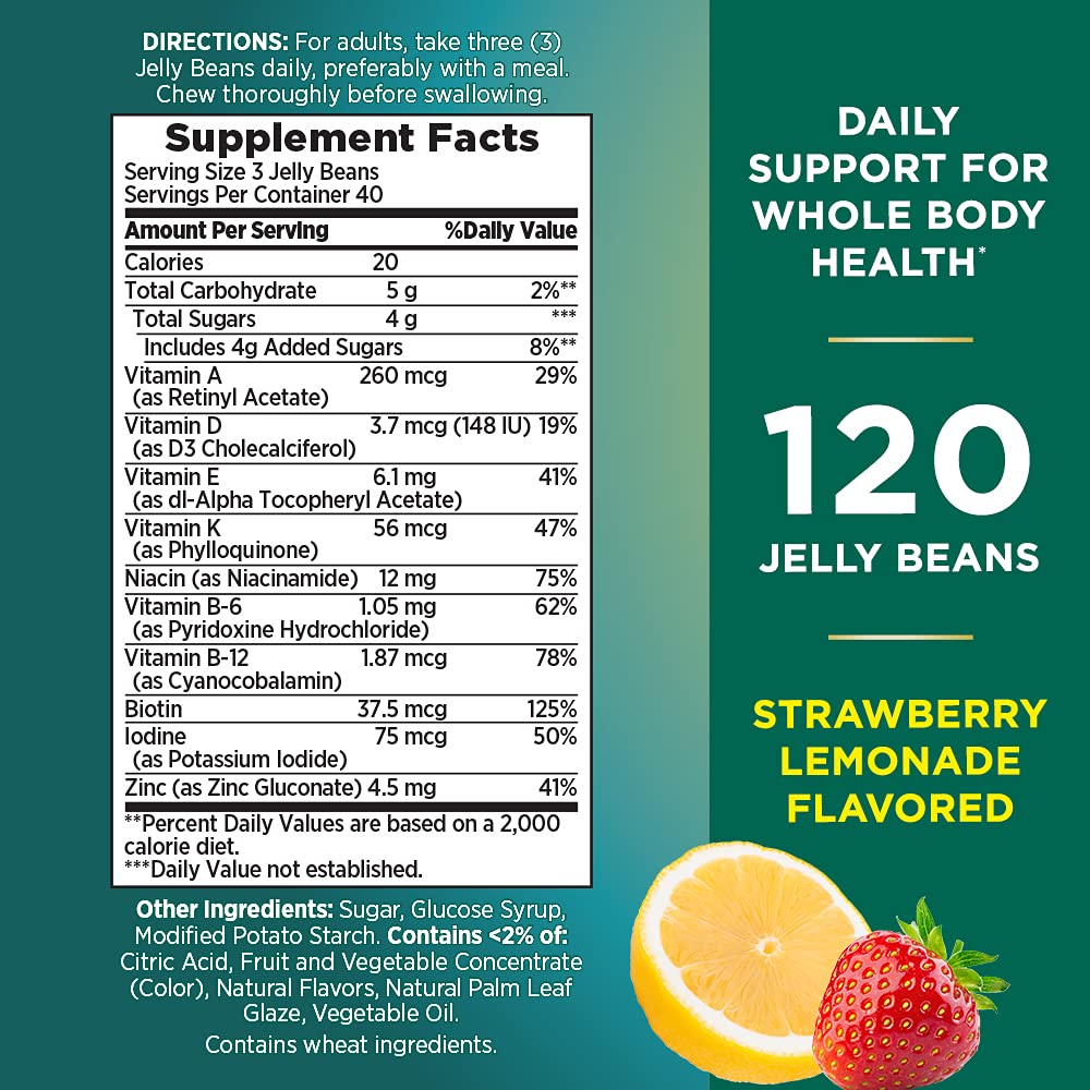 Multi Jelly Beans / Strawberry-lemonade - Nature's Bounty.