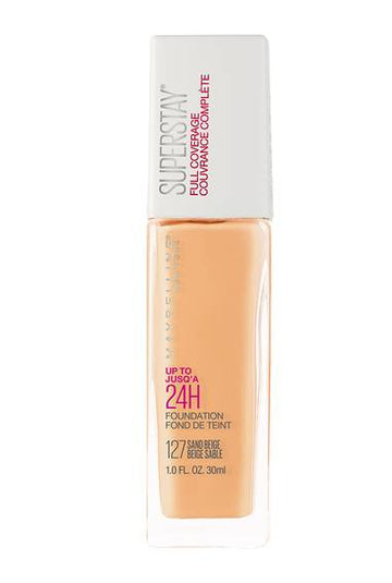 SUPERSTAY® FULL COVERAGE FOUNDATION / 127 SAND BEIGE - MAYBELLINE.