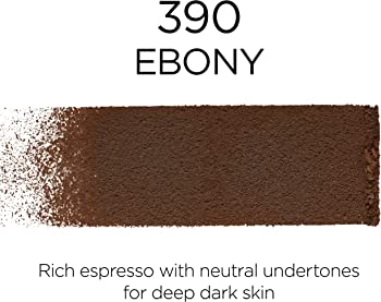 Infallible Up to 24H Fresh Wear Foundation in a Powder / 390 Ebony - L'Oreal Paris.