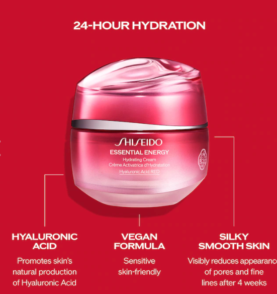 Essential Energy Hydrating Cream 30ml - Shiseido. - PREVENTA