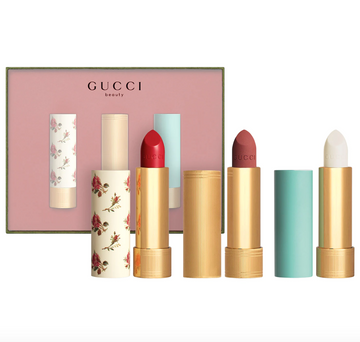 Gucci Rouge à Lèvres Voile + Balm Holiday Lip Gift Set