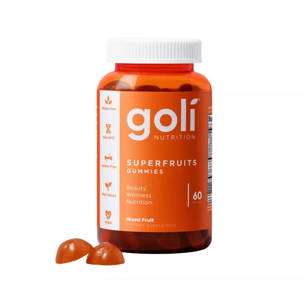 Nutrition Vegan Superfruit Gummies 60 Gomitas - GOLÍ.