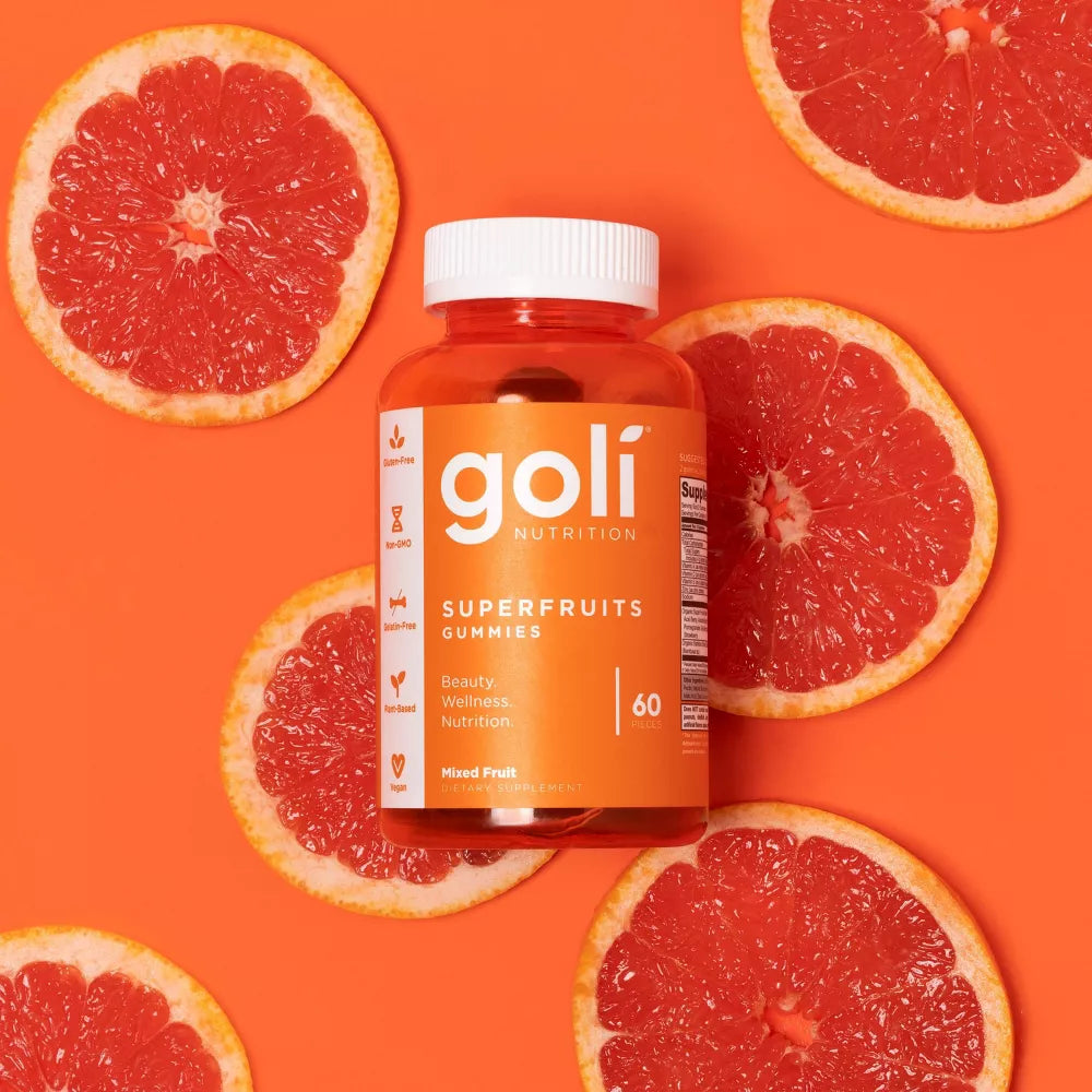 Nutrition Vegan Superfruit Gummies 60 Gomitas - GOLÍ.