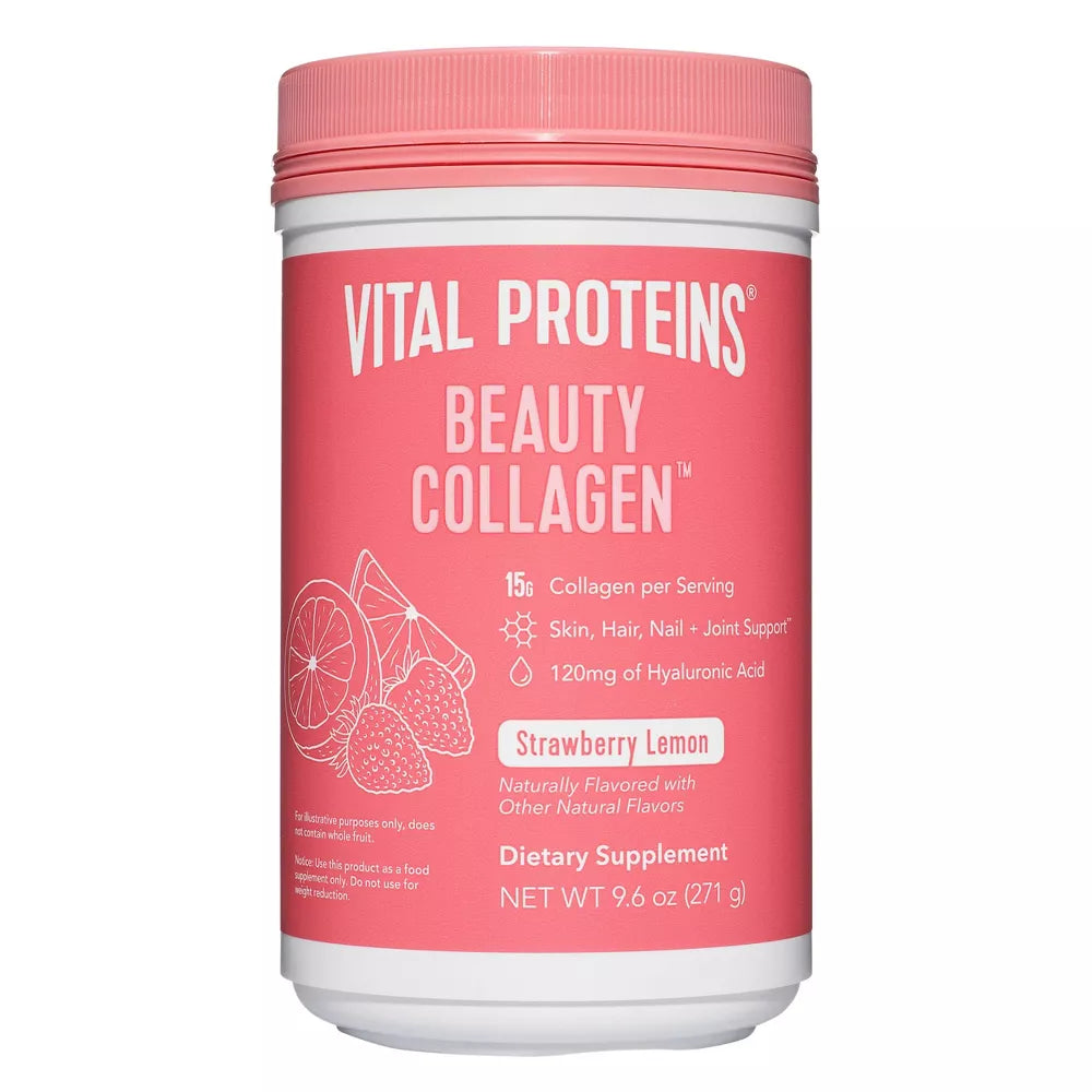 Beauty Collagen Dietary Supplements - Strawberry Lemon
