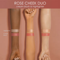 Mini Rose Cheek Duo - Cream Blush and Highlighter