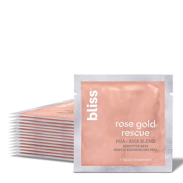 Rose Gold Rescue Peel 8% PHA + AHA Blend Gentle Resurfacing Peel For Sensitive Skin