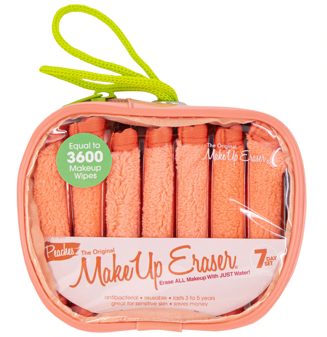 Peach MakeUp Eraser 7-Day Set