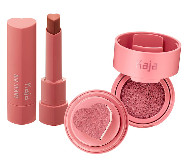 Air Heart Lipstick + Cheeky Stamp Blush Set