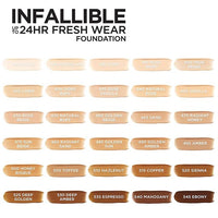 Infallible 24 Hour Fresh Wear Foundation / 490 Golden Amber - L'Oreal Paris.