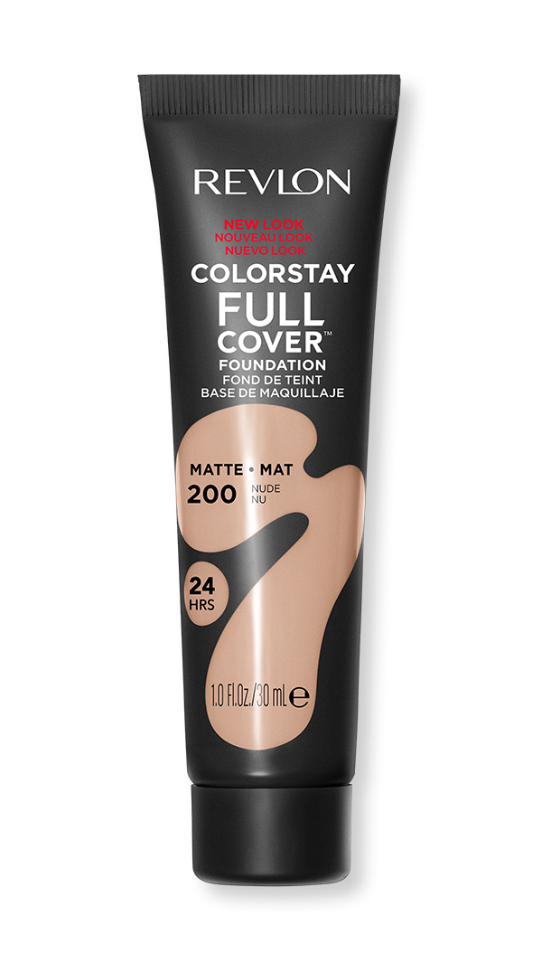 ColorStay Full Cover™ Foundation fully matte, 24/7 / 200 Nude- Revlon.