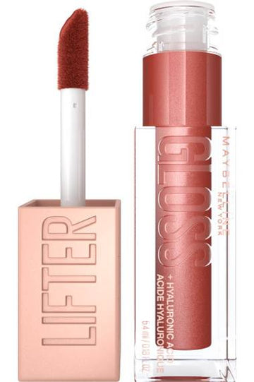 LIFTER GLOSS® LIP GLOSS MAKEUP WITH HYALURONIC ACID / 016 RUST - MAYBELLINE.