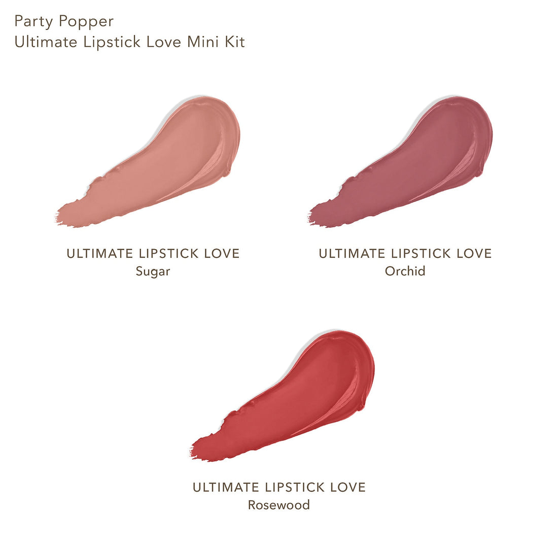 Party Popper Ultimate Lipstick Love Mini Kit