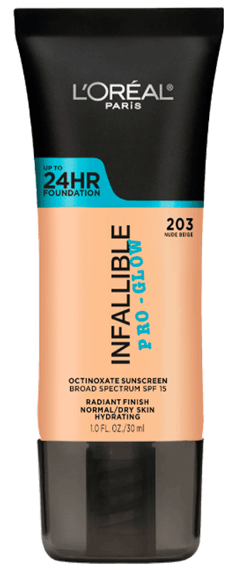 INFALLIBLE 24H PRO-GLOW / 203 NUDE BEIGE - L'Oréal Paris