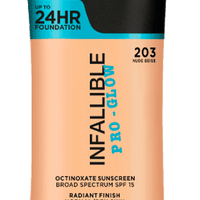 INFALLIBLE 24H PRO-GLOW / 203 NUDE BEIGE - L'Oréal Paris