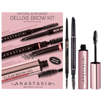 Natural & Polished Deluxe Brow Kit - Dark Brown / Anastasia Beverly Hills.