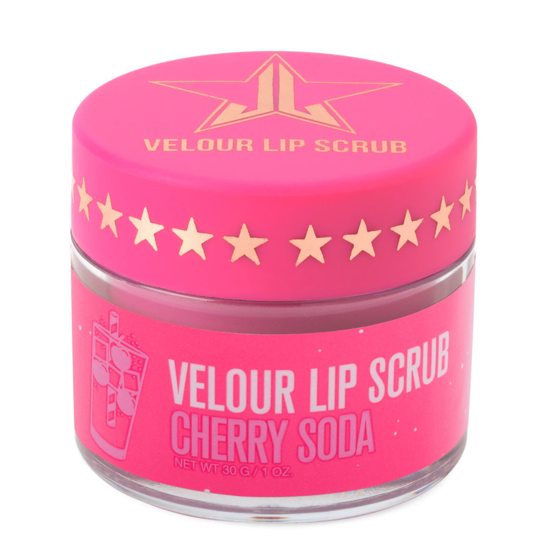 Velour Lip Scrub - Cherry Soda